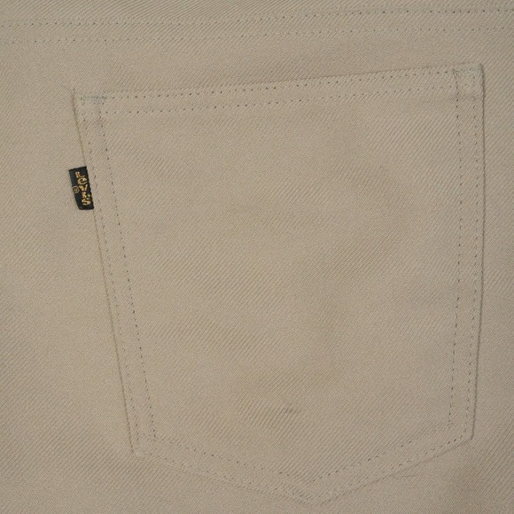 Vintage Levis 517 Pants Men Actual 39x27 Brown Sta Prest Bootcut Flared Made USA - Picture 4 of 9